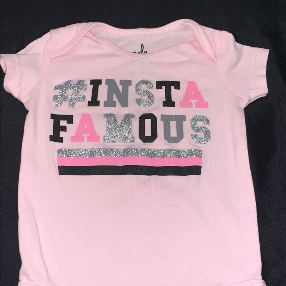 “Insta Famous” .. 6 months onesie